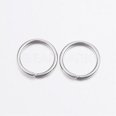 Tarnish Resistant 304 Stainless Steel Open Jump Rings STAS-P151-01-1