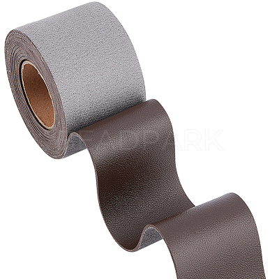 2M PVC Imitation Leather Ribbons SRIB-WH0011-126D-02-1