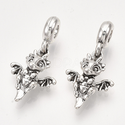 Alloy European Dangle Charms MPDL-S067-024AS-1