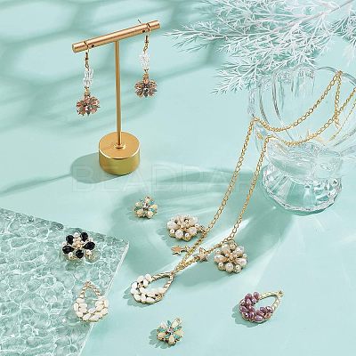 12Pcs 6 Style Plastic Pendants KY-FH0001-12-1