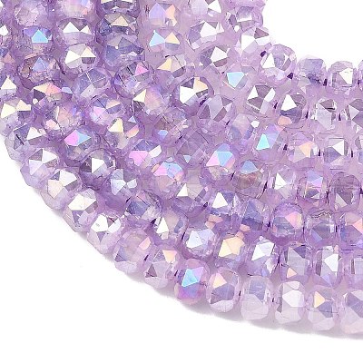 Imitation Jade Glass Beads Strands EGLA-F167-03A-04-1
