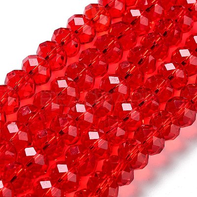 Glass Beads Strands GR12MMY-47L-1