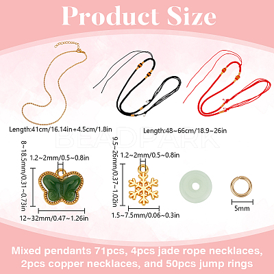 DIY Necklaces Making Kit DIY-DR0002-57-1