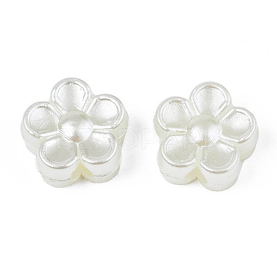 ABS Plastic Imitation Pearl Beads LS-X-OACR-S020-14-1