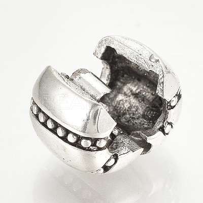 Alloy European Style Clasps PDLC-Q001-01-1