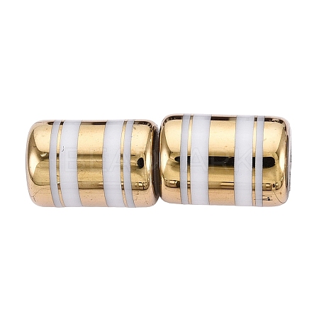 Electroplate Glass Beads EGLA-Q137-01A-A02-1