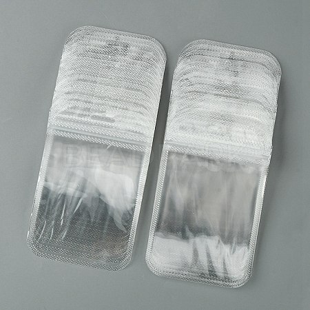 30Pcs Transparent Plastic Resealable Packaging Bags OPP-FS0001-06C-1