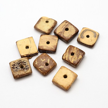 Square Coconut Beads X-COCO-N001-06-1