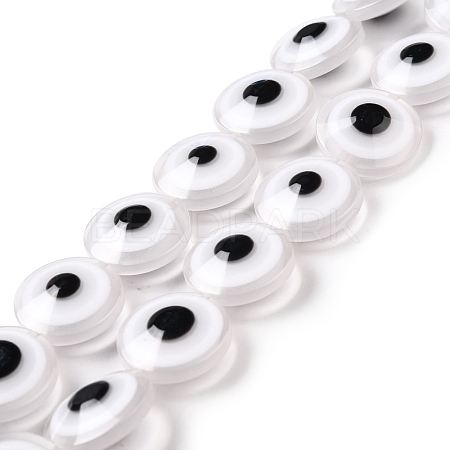 Resin Imitation Lampwork Beads Strands RESI-F032-01J-1