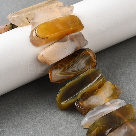 Natural Botswana Agate Beads Strands G-S386-D02-1