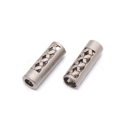 Zinc Alloy Cord Ends PALLOY-WH0088-40P-1