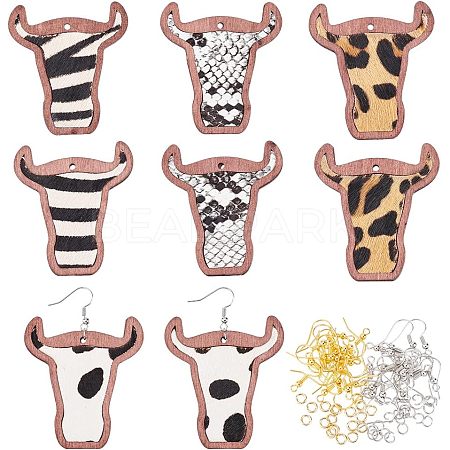 Olycraft DIY Cattle Head Dangle Earring Making Kit DIY-OC0009-75-1