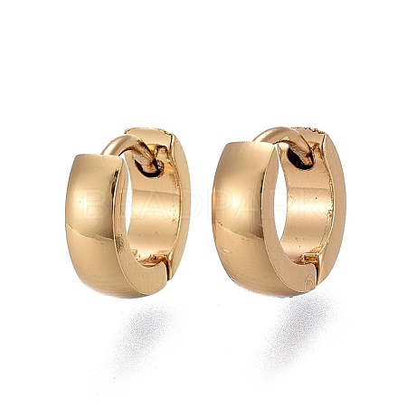 304 Stainless Steel Huggie Hoop Earrings EJEW-L252-043C-G-1