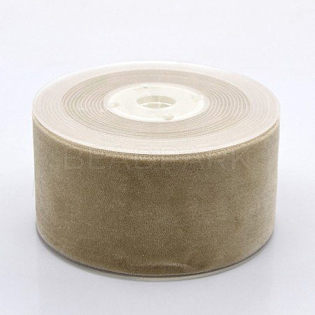 Polyester Velvet Ribbon for Gift Packing and Festival Decoration SRIB-M001-50mm-836-1