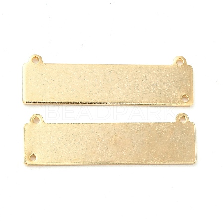 Rack Plating Brass Connector Charms KK-M250-14G-1