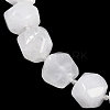 Natural Quartz Crystal Nuggets Beaded Necklaces for Women Men NJEW-K388-01D-2
