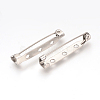 Tarnish Resistant 304 Stainless Steel Pin Brooch Back Bar Findings X-STAS-Q184-03-1