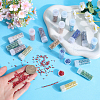 95g 19 colors 11/0 Two Cut Round Hole Glass Seed Beads SEED-SC0001-24-3