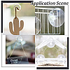 100Pcs Transparent PVC Suckers PVC-GO0001-01-7