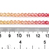 Gradient Color Baking Paint Glass Bead Strands DGLA-A039-T4mm-A03-5
