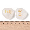 Natural Quartz Crystal Heart Engraving MBTI Figurines Statues for Home Office Desk Decorations X1-G-K353-05G-3