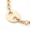 (Jewelry Parties Factory Sale)Brass Rolo Chains & Coffee Bean Chain Bracelets BJEW-JB06017-2