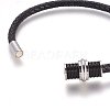 Leather Cord Bracelets BJEW-F349-07BP-4
