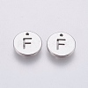 Non-Tarnish 304 Stainless Steel Charms STAS-P212-15P-26-1
