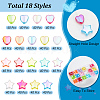 630Pcs 18 Style Eco-Friendly Transparent Acrylic Beads TACR-AR0001-19-3