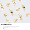 DICOSMETIC 12Pcs 2 Style Brass Charms KK-DC0002-41-3