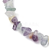 Natural Fluorite Anklets AJEW-AN00592-02-3