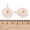 Natural Rose Quartz Carved Pendants GG-CBAF4FB-01G-03-3