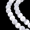 Natural Selenite Beads Strands LS-G-N328-025B-02-4