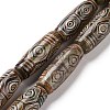 Tibetan Style dZi Beads TDZI-E004-15-3
