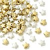 100Pcs 2 Colors CCB Plastic Beads CCB-FS0001-02-3