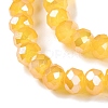 Baking Electroplate Glass Beads Strands DGLA-A039-J10mm-B13-3