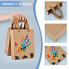 Folding Paper Gift Bags with Handle ABAG-WH0045-21C-5
