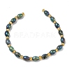 Electroplated Natural Druzy Geode Crystal Beads Strands G-G459-03B-11-2