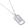 304 Stainless Steel Pendant Necklaces NJEW-O118-01-3