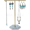 1 Set Golden Plated T Bar Iron Key Storage Jewelry Rack ODIS-SC0001-03B-1