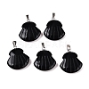 Natural Obsidian Pendants G-T138-208A-1