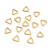 Brass Triangle Linking Ring X-KK-WH0031-08G-2