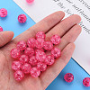 Transparent Crackle Acrylic Beads MACR-S373-66A-N09-6