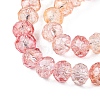 Transparent Glass Beads Strands X-GLAA-T023-4mm-A06-3
