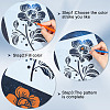 16Pcs 16 Styles PET Plastic Drawing Painting Stencils Templates AJEW-WH0165-27B-6