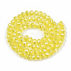Electroplate Glass Beads Strands EGLA-A044-T3mm-B29-2