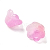 Transparent Glass Beads Caps GLAA-B028-01A-2