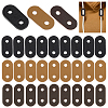30Pcs 3 Styles Oval Leather Slider Buckle FIND-PH0027-89-1