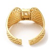 Rack Plating Brass Hollow Wide Band Cuff Rings RJEW-D008-15G-3