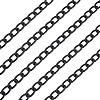 Oval Oxidation Aluminum Curb Chains CHA-TA0001-13-5